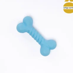 Brinquedo osso para cão em silicone 12cm