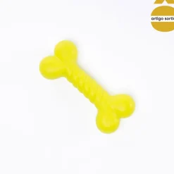 Brinquedo osso para cão em silicone 12cm