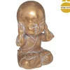 Buda dourado em resina