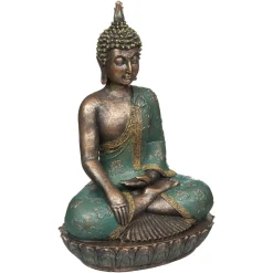 Buda sentado em resina