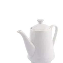 Bule GIZ branco em cerâmica 1l