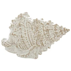 Búzio decorativo Océane em cerâmica 20x10,5x12cm