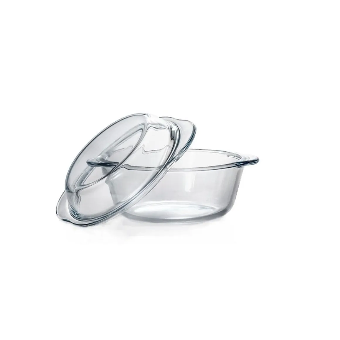 Caçarola de vidro com tampa