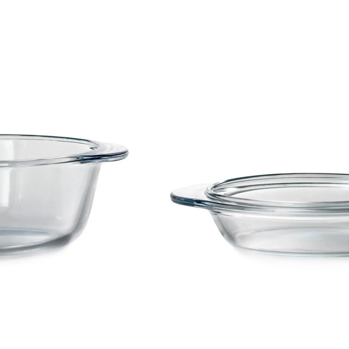 Caçarola de vidro com tampa