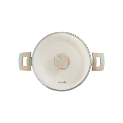 Caçarola HERA antiaderente com tampa de vidro temperado 24cm