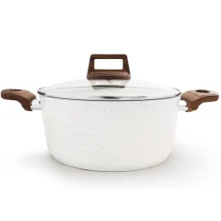 Caçarola STONEBRIGHT com tampa de vidro 24cm