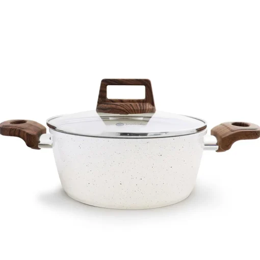 Caçarola STONEBRIGHT com tampa de vidro 20cm