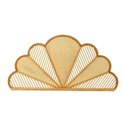 Cabeceira FLOWER em rattan
