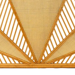 Cabeceira FLOWER em rattan
