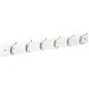 Cabide com 6 ganchos branco