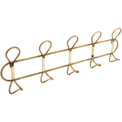 Cabide de parede dourado