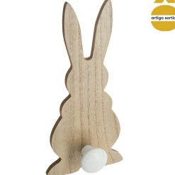 Cabide decorativo coelho em mdf
