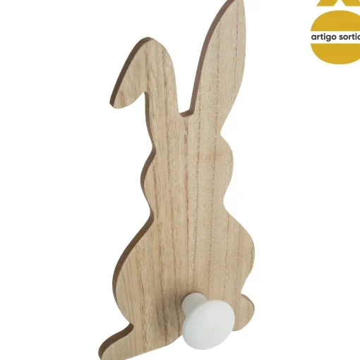 Cabide decorativo coelho em mdf