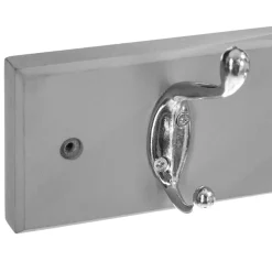 Cabide em madeira com 4 suportes 7x6,5x42cm