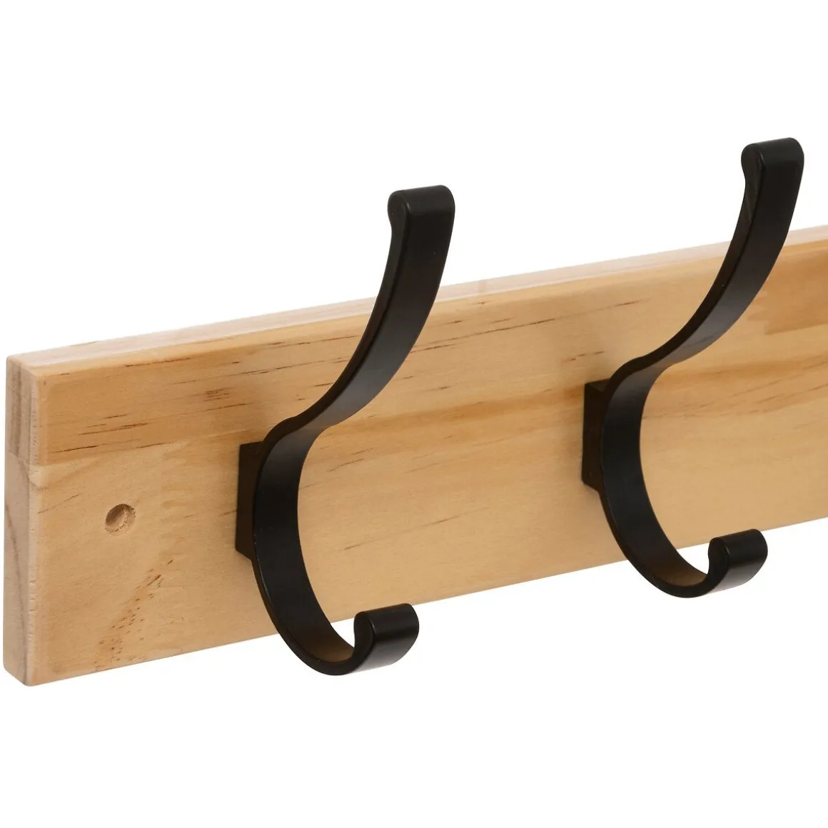 Cabide em mdf com 6 ganchos