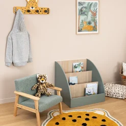 Cabide leopardo ocre