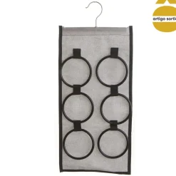 Cabide multiusos com 6 argolas
