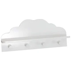 Cabide NUVEM branco 22x12x48cm