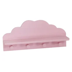 Cabide NUVEM rosa 22x12x48cm