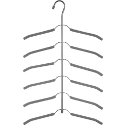 Cabide para 6 camisas antiderrapante