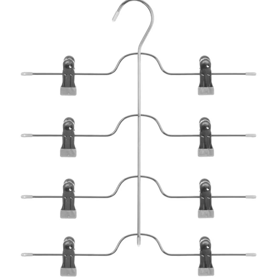 Cabide para calças em metal com pinças