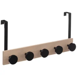 Cabide para porta com 5 ganchos