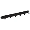 Cabide Preto De Metal Com 6 Ganchos