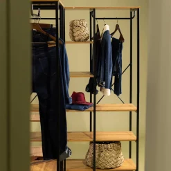 Cabide VINTAGE de madeira para casacos