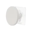 Cabide wc branco em madeira 6,5cm