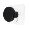 Cabide wc preto em madeira 4,5cm