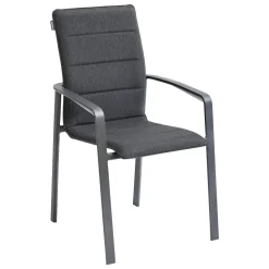 Cadeira com braços DIESE cinza antracite e graphite