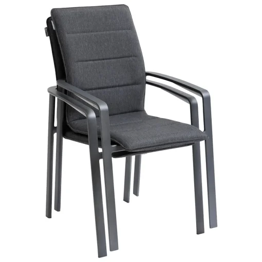 Cadeira com braços DIESE cinza antracite e graphite