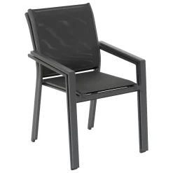 Cadeira com braços ESSENTIA cinza antracite