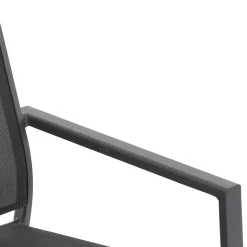 Cadeira com braços ESSENTIA cinza antracite