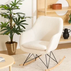 Cadeira de baloiço ROCKING CHAIR branco