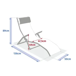 Cadeira dobrável DECIMA verde