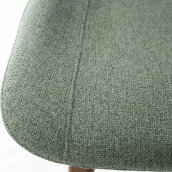 Cadeira ELVA em tecido verde