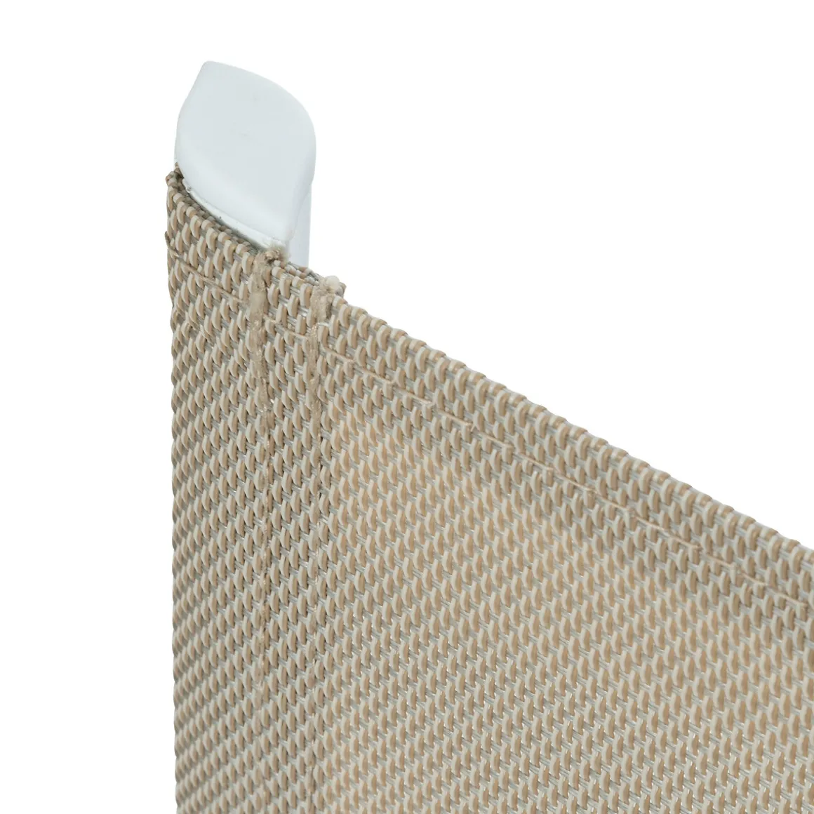 Cadeira empilhável AXANT bege de alumínio