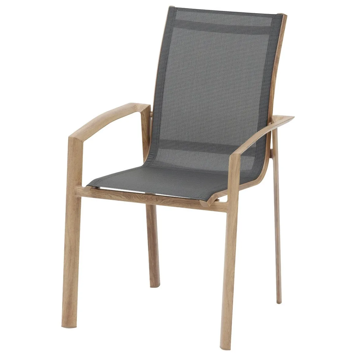 Cadeira empilhável AXANT cinza