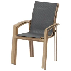 Cadeira empilhável AXANT cinza