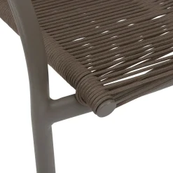 Cadeira empilhável RIU castanha