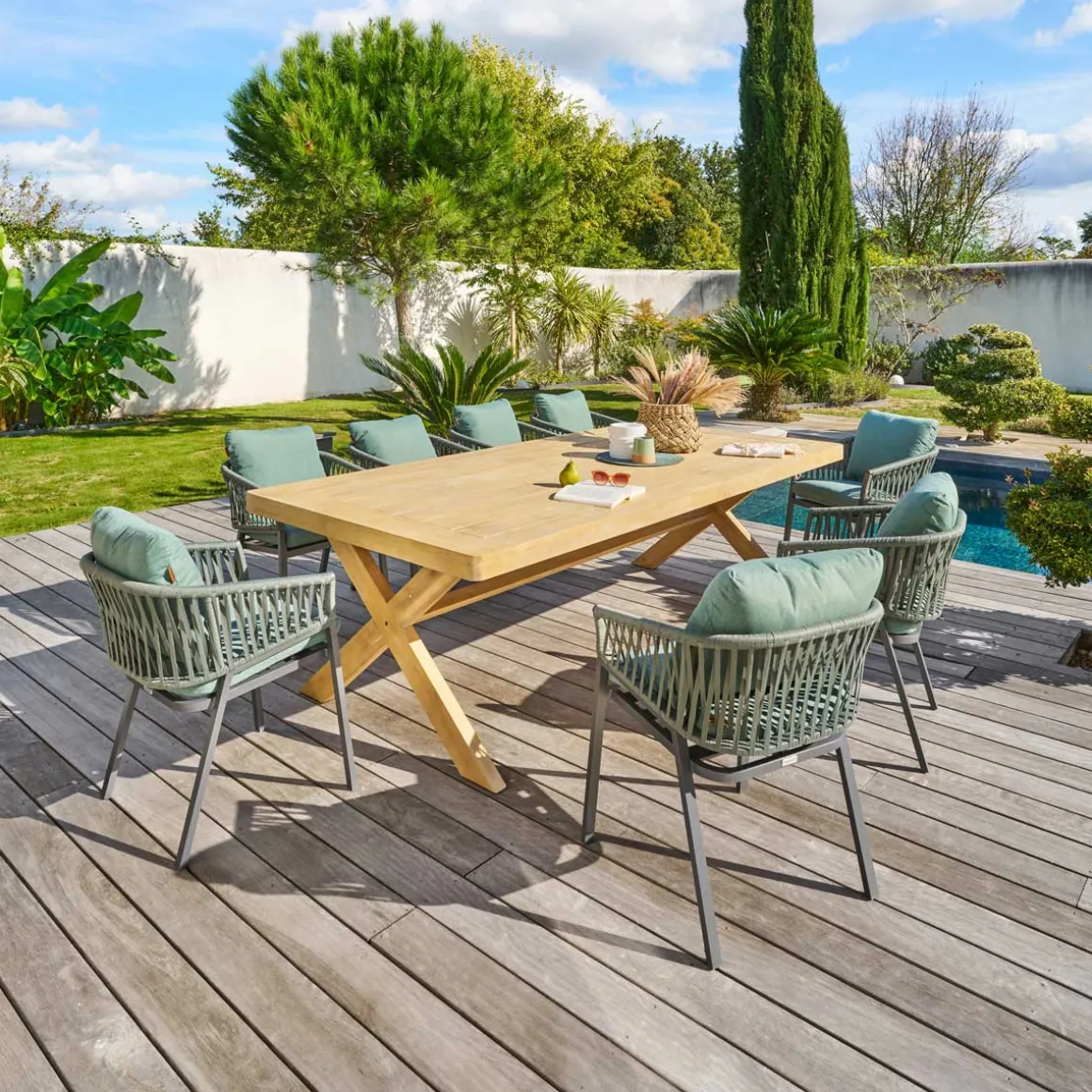 Cadeira ORIENGO verde olive e graphite