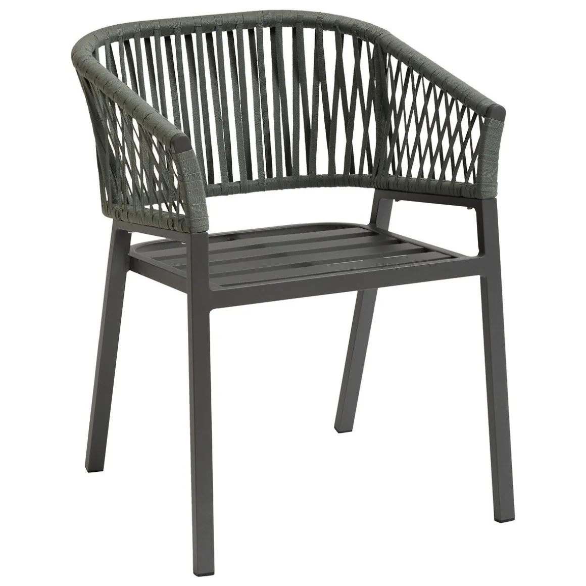 Cadeira ORIENGO verde olive e graphite