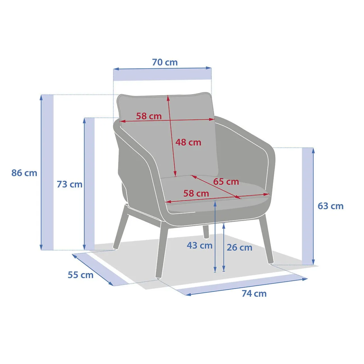 Cadeira ORISSA verde