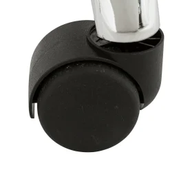 Cadeira para escritório GEOS branca de veludo