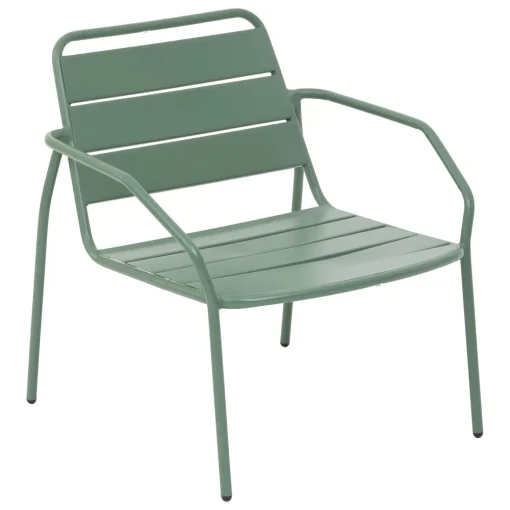 Cadeira PHUKET verde em metal