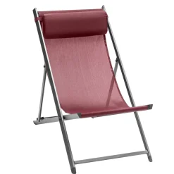Cadeira RELAX DECIMA bordeaux e graphite