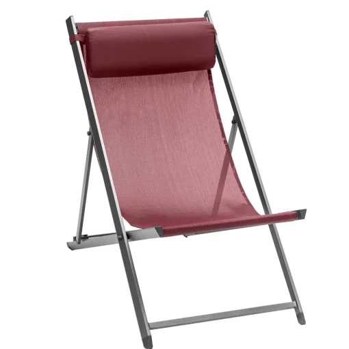 Cadeira RELAX DECIMA bordeaux e graphite
