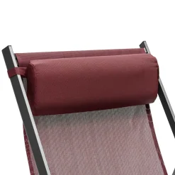 Cadeira RELAX DECIMA bordeaux e graphite