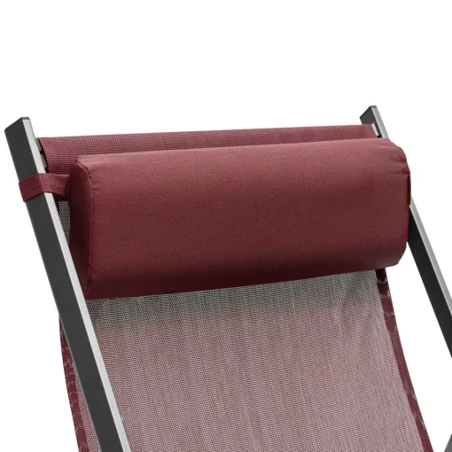 Cadeira RELAX DECIMA bordeaux e graphite